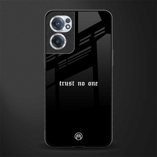 trust no one aesthetic quote glass case for oneplus nord ce 2 5g image