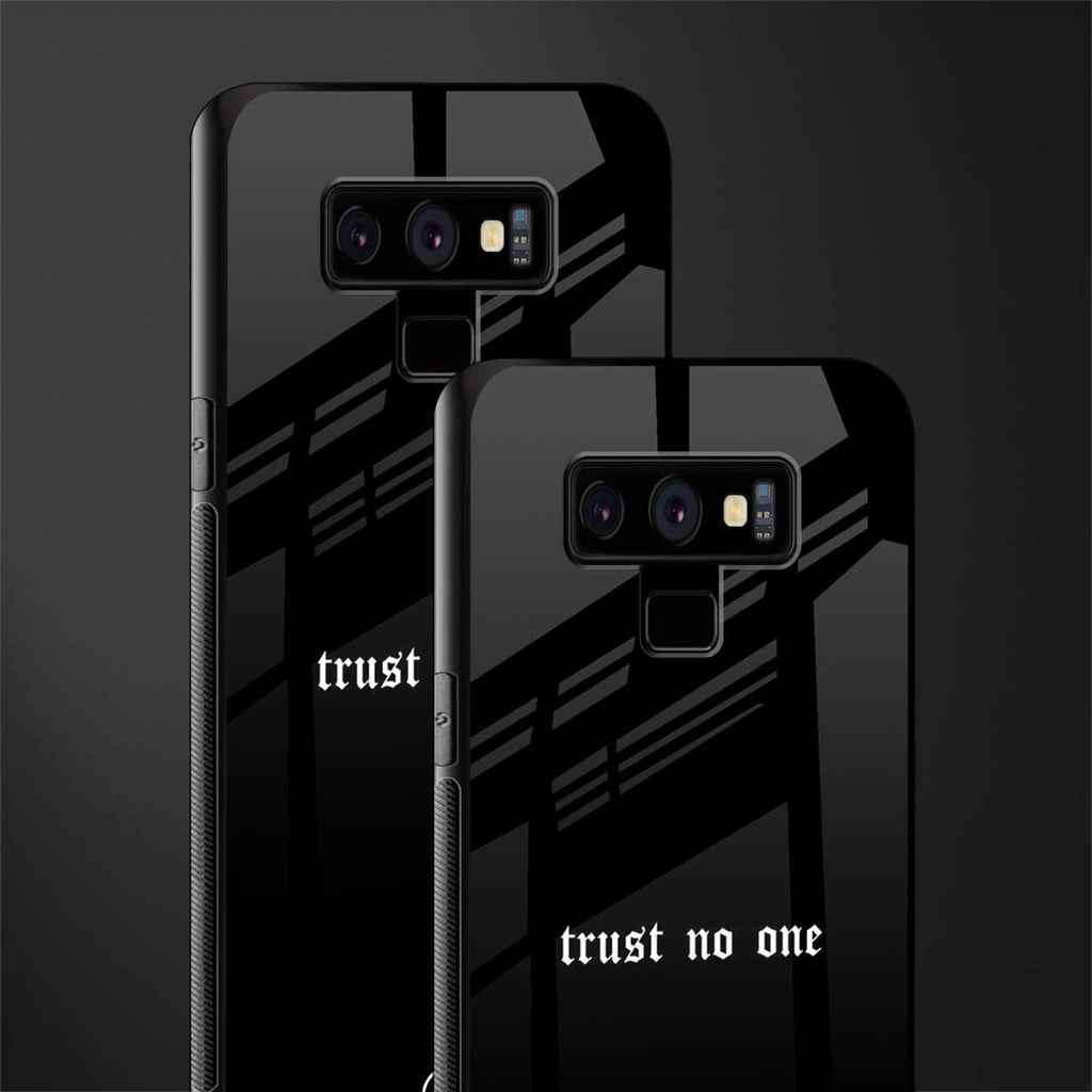 trust no one aesthetic quote glass case for samsung galaxy note 9 image-2