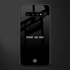 trust no one aesthetic quote glass case for samsung galaxy s10 plus image