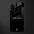 trust no one aesthetic quote glass case for samsung galaxy s20 image