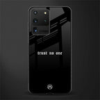 trust no one aesthetic quote glass case for samsung galaxy s20 ultra image