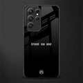 trust no one aesthetic quote glass case for samsung galaxy s22 ultra 5g image