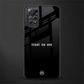 trust no one aesthetic quote glass case for redmi note 11s image
