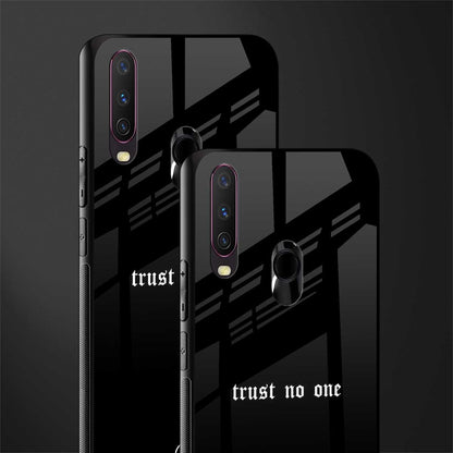 trust no one aesthetic quote glass case for vivo y15 image-2