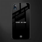 trust no one aesthetic quote glass case for vivo y91i image