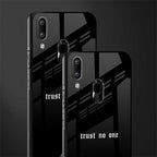 trust no one aesthetic quote glass case for vivo y95 image-2
