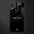 trust no one aesthetic quote glass case for vivo y93 image