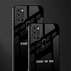 trust no one aesthetic quote glass case for samsung galaxy a21s image-2
