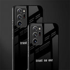 trust no one aesthetic quote glass case for samsung galaxy note 20 ultra 5g image-2