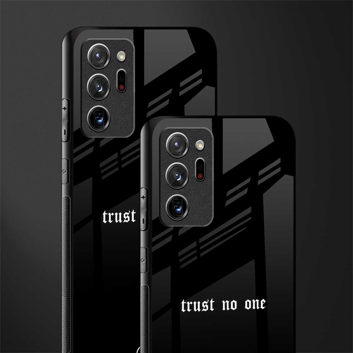 trust no one aesthetic quote glass case for samsung galaxy note 20 ultra 5g image-2