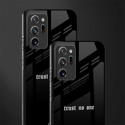 trust no one aesthetic quote glass case for samsung galaxy note 20 ultra 5g image-2