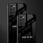 trust no one aesthetic quote glass case for samsung galaxy note 20 image-2