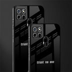trust no one aesthetic quote glass case for realme narzo 20 image-2