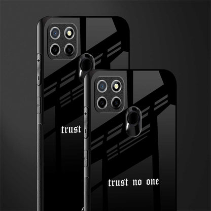 trust no one aesthetic quote glass case for realme narzo 30a image-2