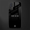 trust no one aesthetic quote glass case for realme narzo 20 pro image