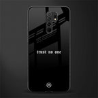 trust no one aesthetic quote glass case for redmi 9 prime image