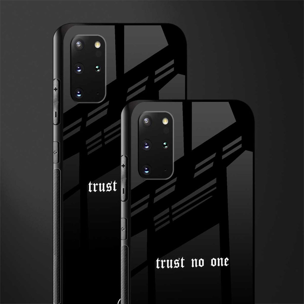 trust no one aesthetic quote glass case for samsung galaxy s20 plus image-2