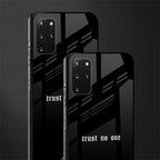 trust no one aesthetic quote glass case for samsung galaxy s20 plus image-2