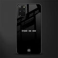 trust no one aesthetic quote glass case for samsung galaxy s20 plus image