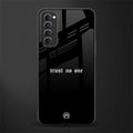 trust no one aesthetic quote glass case for oppo reno 4 pro image
