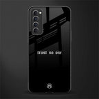 trust no one aesthetic quote glass case for oppo reno 4 pro image