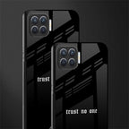 trust no one aesthetic quote glass case for oppo f17 image-2