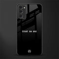 trust no one aesthetic quote glass case for samsung galaxy s20 fe image