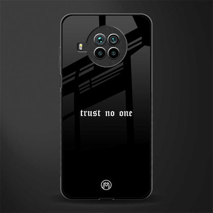 trust no one aesthetic quote glass case for mi 10i image