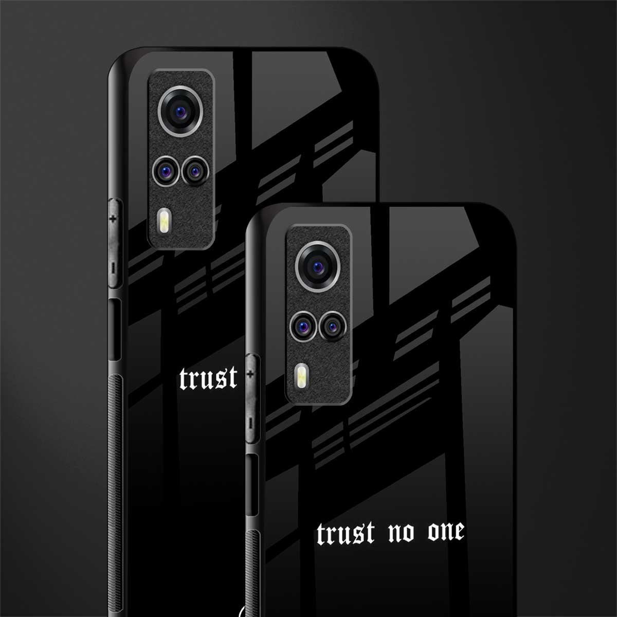 trust no one aesthetic quote glass case for vivo y31 image-2