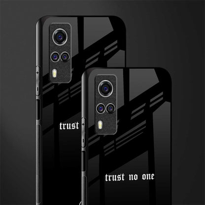 trust no one aesthetic quote glass case for vivo y31 image-2