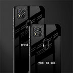 trust no one aesthetic quote glass case for redmi 9 image-2