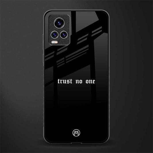 trust no one aesthetic quote glass case for vivo v20 pro image