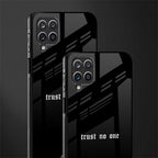 trust no one aesthetic quote glass case for samsung galaxy a12 image-2