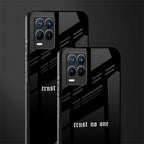 trust no one aesthetic quote glass case for realme 8 pro image-2