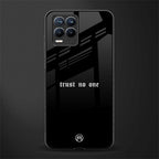 trust no one aesthetic quote glass case for realme 8 pro image