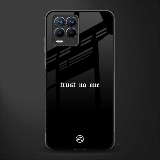 trust no one aesthetic quote glass case for realme 8 4g image