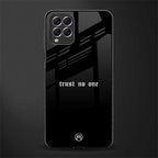 trust no one aesthetic quote glass case for samsung galaxy f62 image
