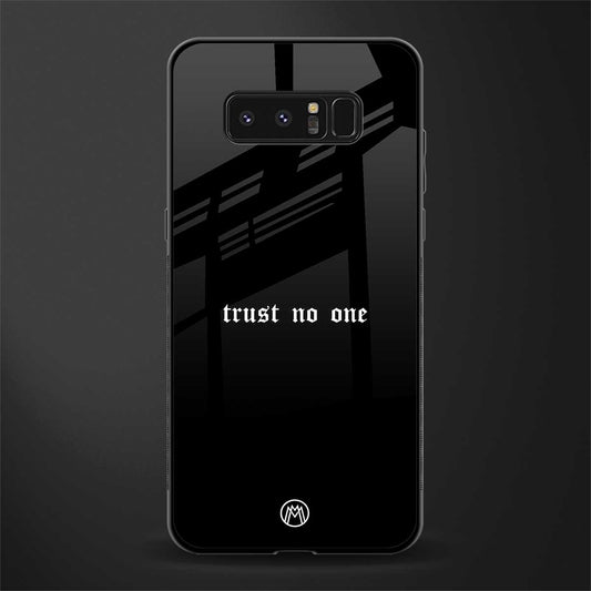trust no one aesthetic quote glass case for samsung galaxy note 8 image