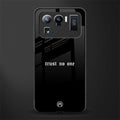 trust no one aesthetic quote glass case for mi 11 ultra 5g image