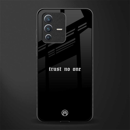 trust no one aesthetic quote glass case for vivo v23 5g image