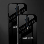 trust no one aesthetic quote glass case for oneplus 7t pro image-2