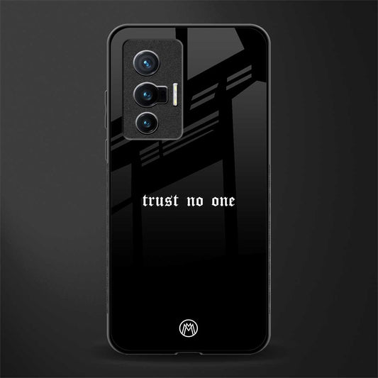 trust no one aesthetic quote glass case for vivo x70 image