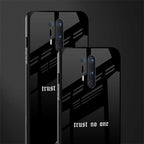 trust no one aesthetic quote glass case for oneplus 8 pro image-2