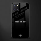 trust no one aesthetic quote glass case for samsung a81 image