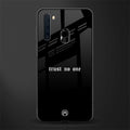 trust no one aesthetic quote glass case for samsung a21 image
