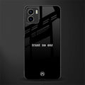 trust no one aesthetic quote back phone cover | glass case for vivo y72