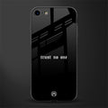 trust no one aesthetic quote glass case for iphone se 2020 image