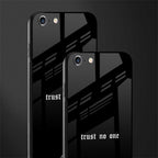 trust no one aesthetic quote glass case for iphone 6s image-2