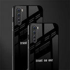 trust no one aesthetic quote glass case for oneplus nord ac2001 image-2