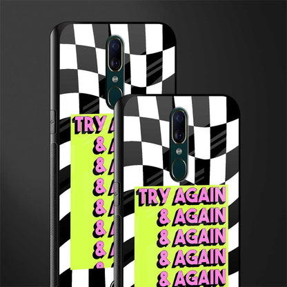 try again glass case for oppo f11 image-2
